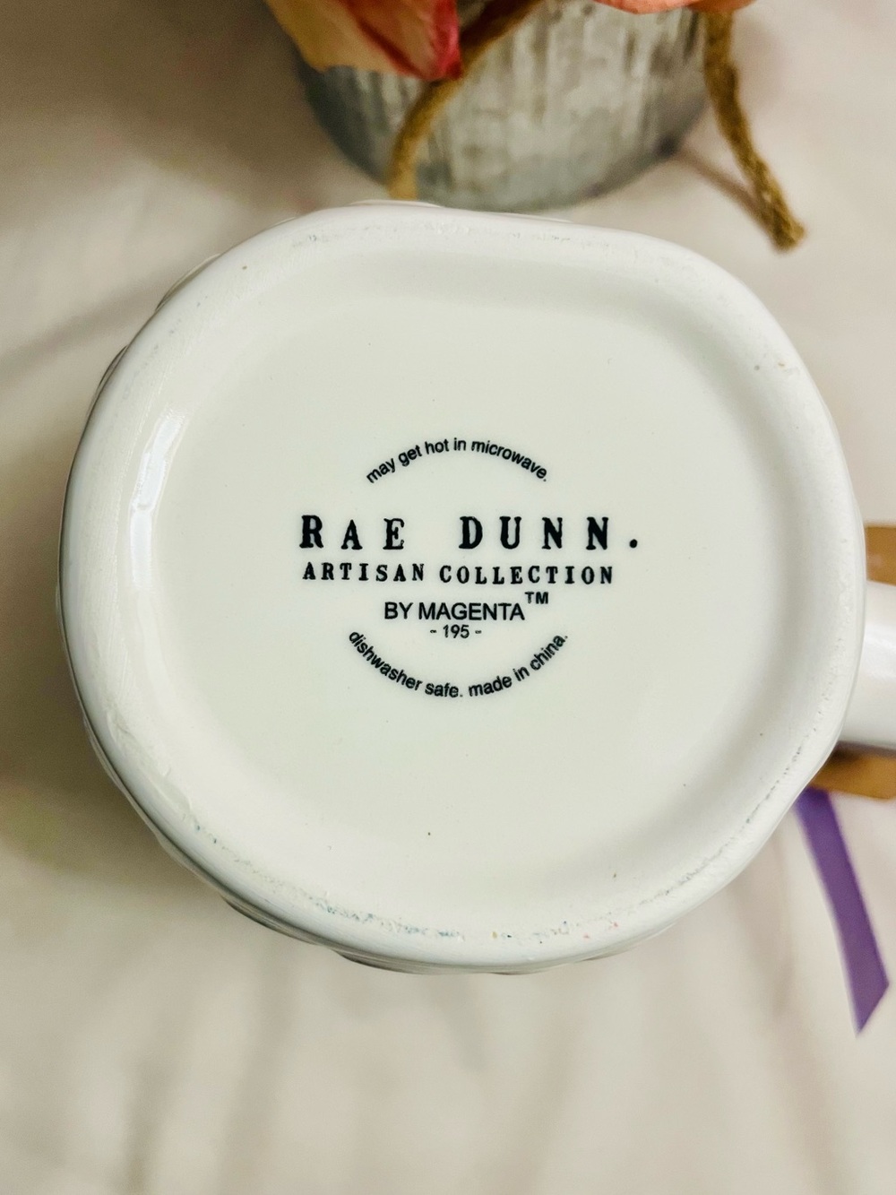 RAE DUNN Mug + Eye Brush Set, Velvet Bonnet & Nail Clip Set (NWT) 4-Piece Set. - Picture 5 of 11